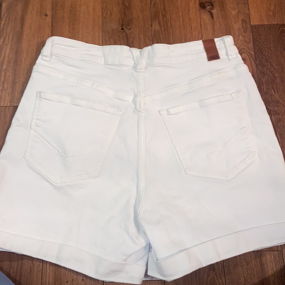 Vans jeans. high rise roll denim shorts nwot